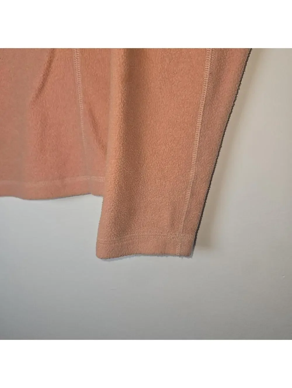 The North Face Coral Peach Lightweight Fleece 1/4 Zip Pullover Women Jacket S/P - Picture 2 of 12
